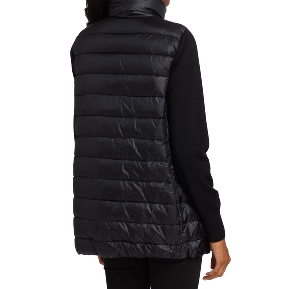 Moncler Long Down Knit Combo Jacket - Picture 4 of 16